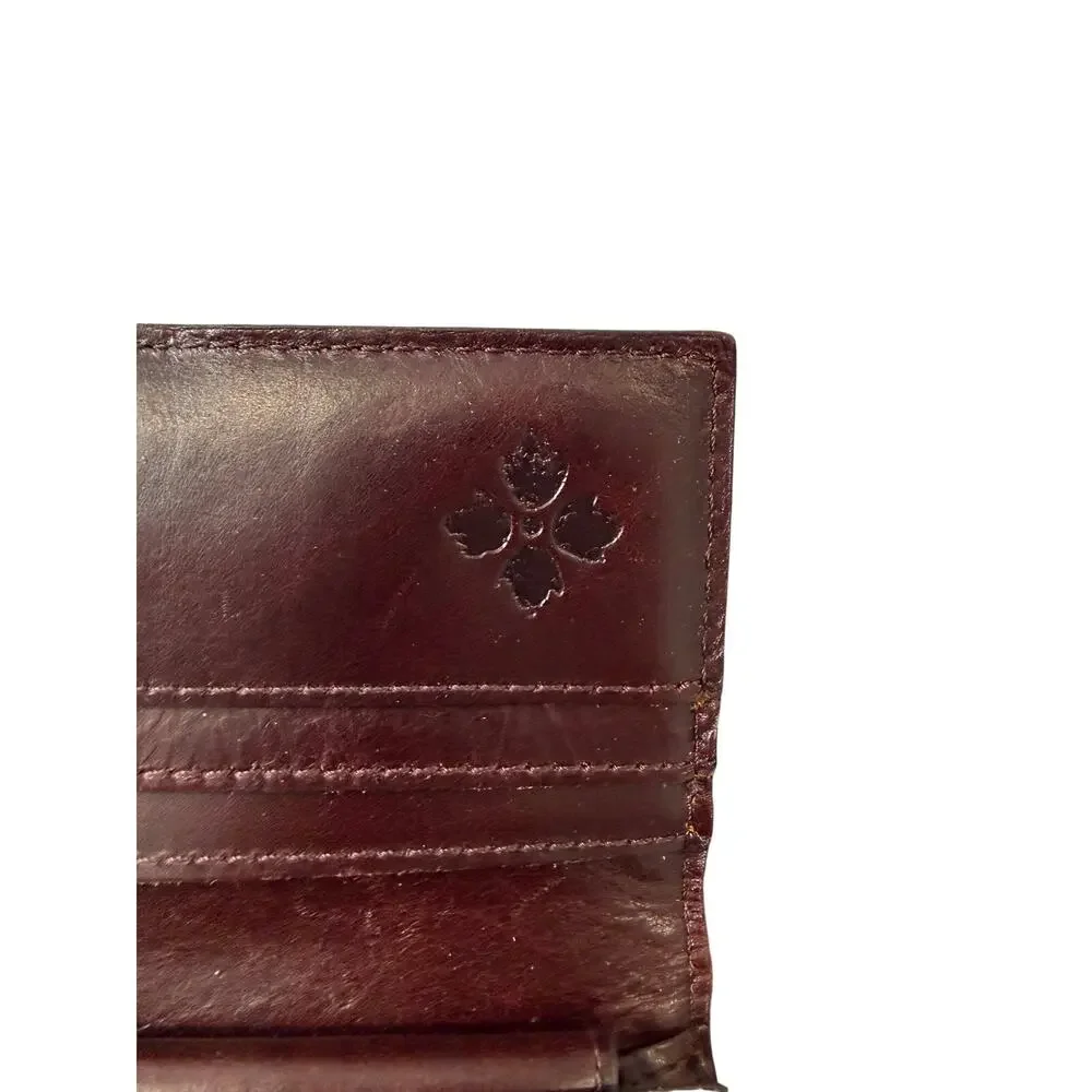 Patricia Nash Terresa Wallet Winter Bloom Leather Trifold RFID Blocking